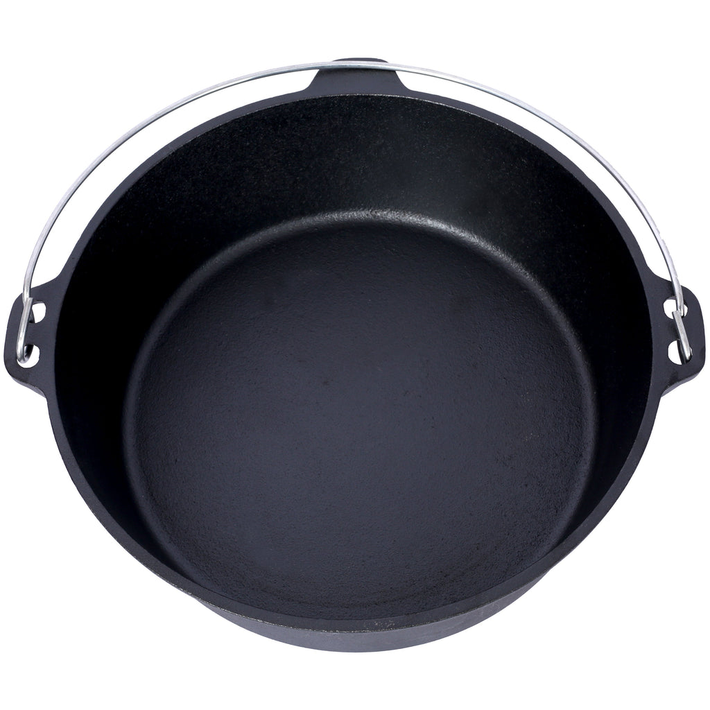 Pre-Seasoned Cast Iron Dutch Oven with Skillet Lid, 6 Quart