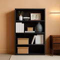 Vasagle Custos 3 Tier Ebony Bookshelf With Adjustable Shelves