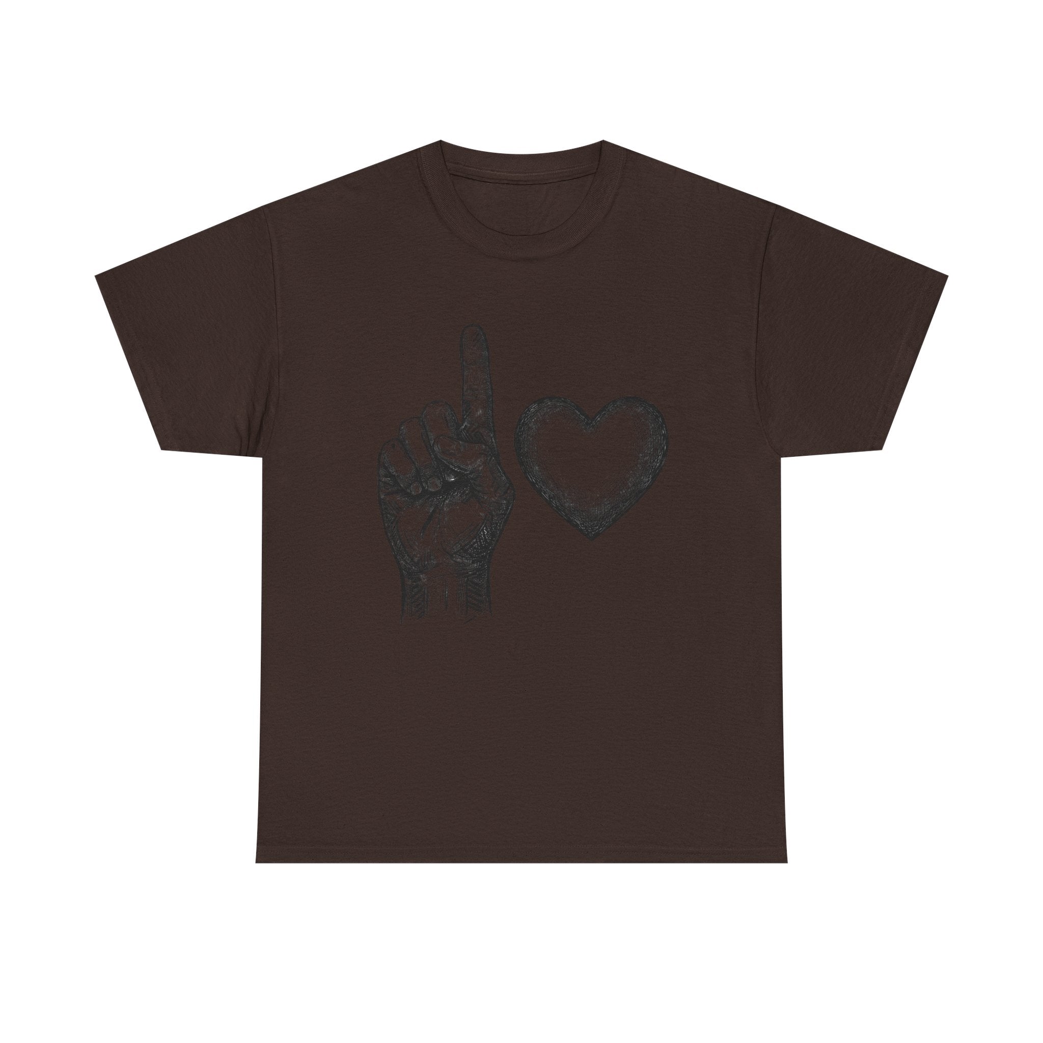 "1 love" Graphic T-Shirt