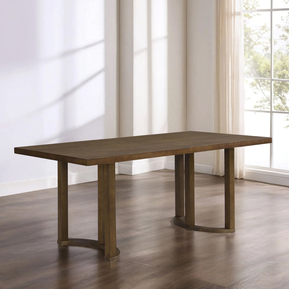 69 Inch Walnut Dining Table