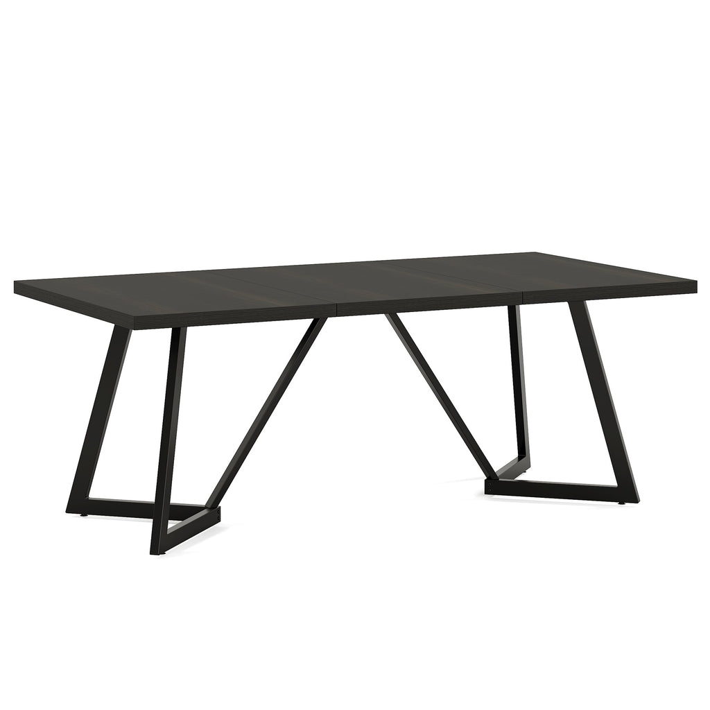 71" Large Dining Table for 6-8 People