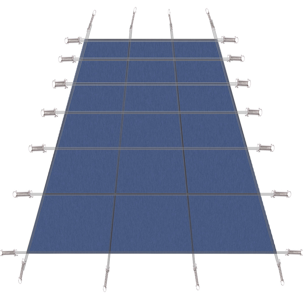 Inground Pool Safety Cover, 16x32ft Rectangle Winter Cover
