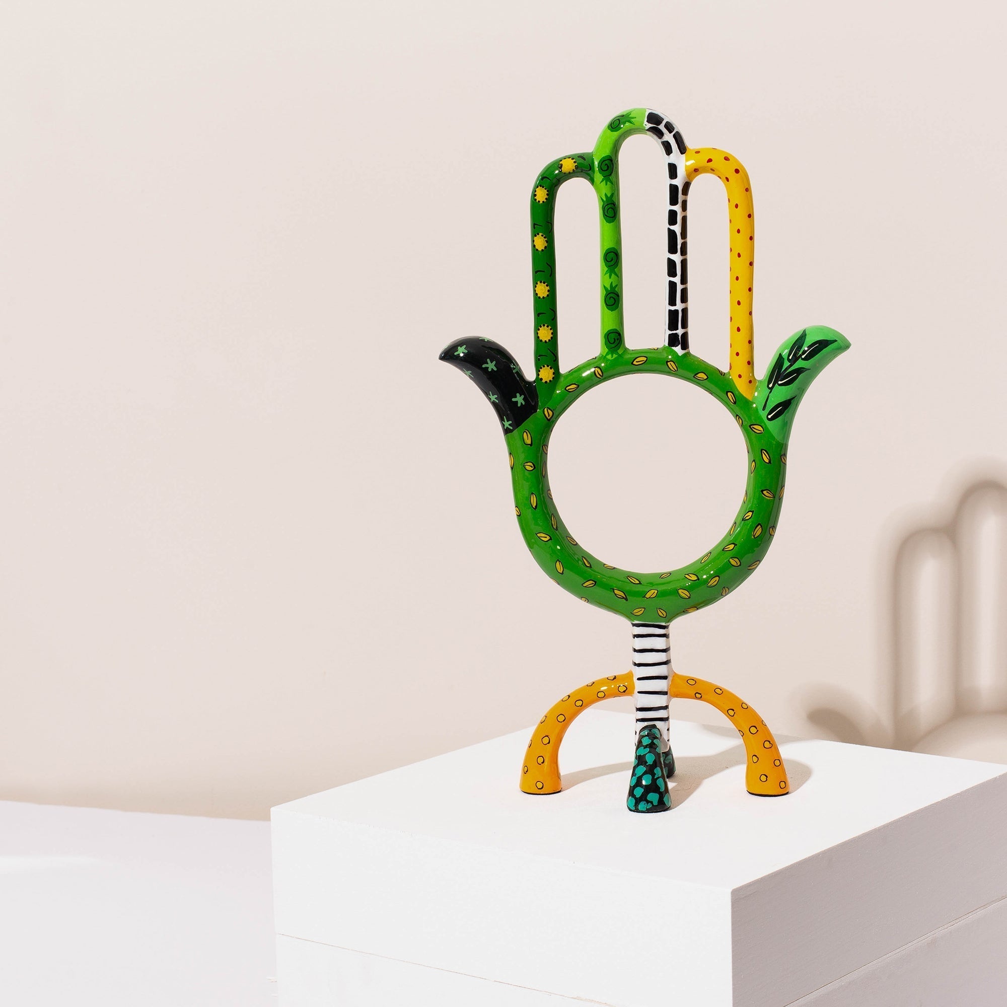 Vibrant Hamsa Hand Sculpture - HAMSA POP Series
