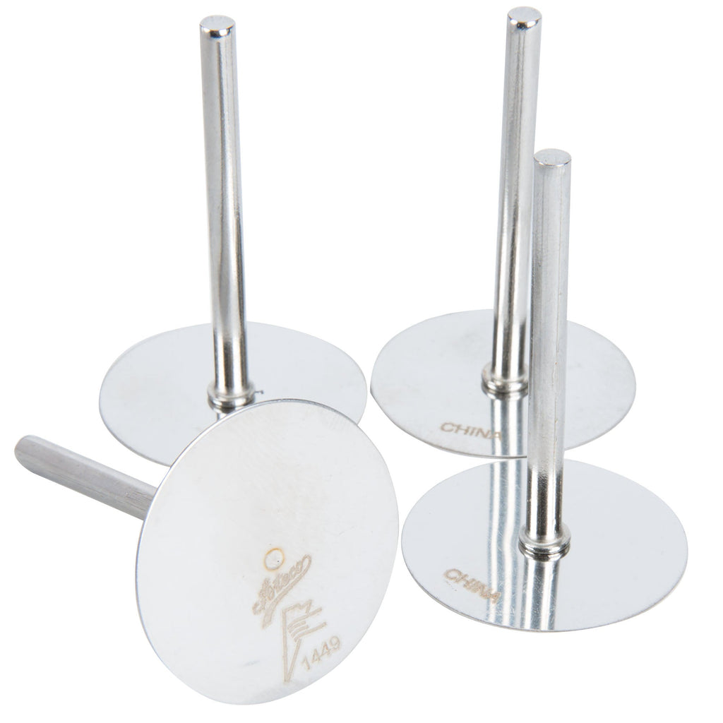 Ateco 1449 2" Stainless Steel Cake Pan Heating Cores - 4 pack