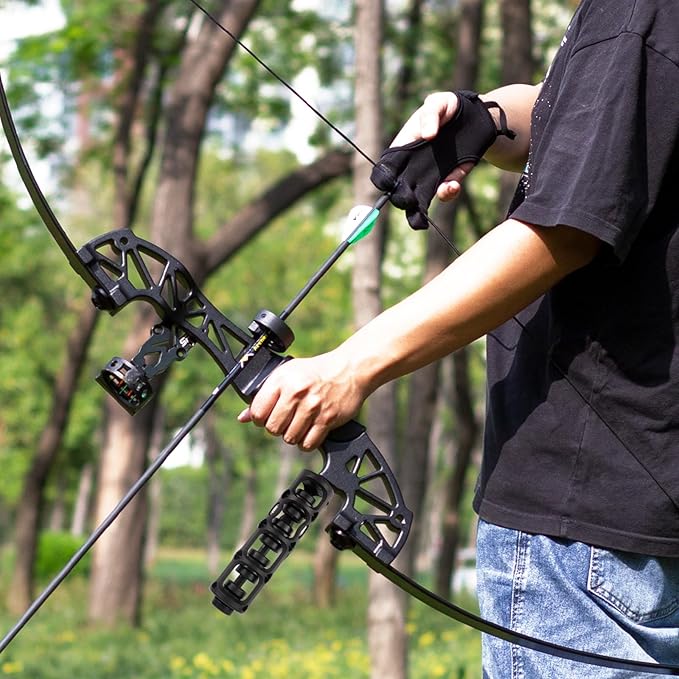 Archery 6" Lightweight Bow Stabilizer - Flexible Coupling Stabilizer for Compound/Recurve Bow Reduceing Noise and Vibration, Dampeners Balance Bar for Improved Bow Balance & Stability