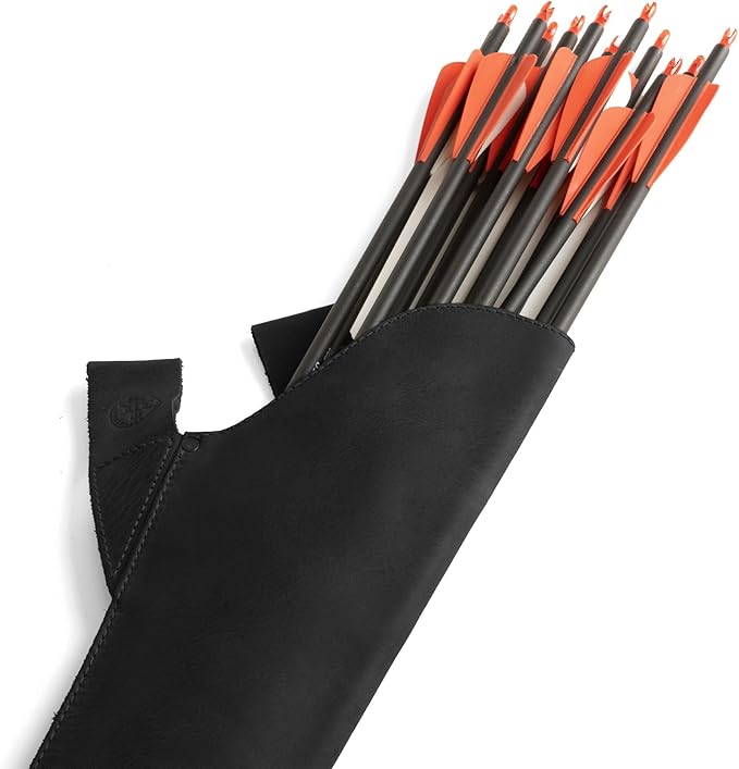 Leather Hip Quiver for Arrows, Hunting Quiver Arrow Holder, Archery Quivers Holder, Best Compound Bow Arrow Quiver for Recurve Bow, Back Quiver, Design for Archery Crossbow Quiver