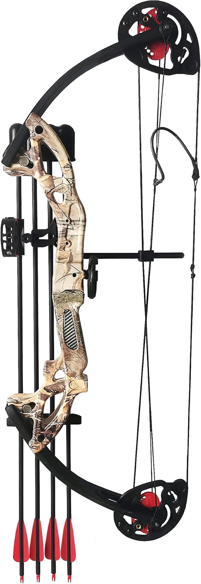 Compound Bow Archery for Youth and Beginner, Right Handed,19”-28” Draw Length,15-29 Lbs Draw Weight, 260 fps