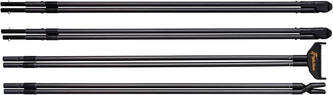 4 Stable Sticks® Essential 4 Points Bipod Shooting Sticks - Lightweight Aluminium, Extrem Stability for Hunting and Shooting, Foldable and transportable