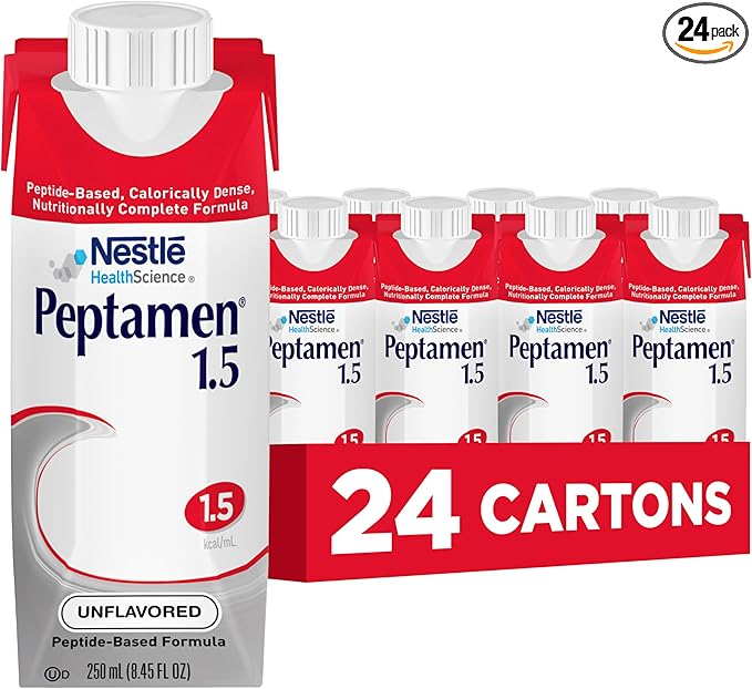 Peptamen 1.5, Unflavored, 8.45 Fl. Oz. (Pack of 24)