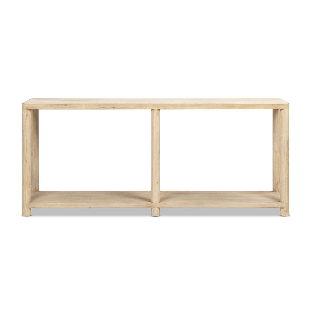 Milo - Console Table With Lower Shelf - Natural