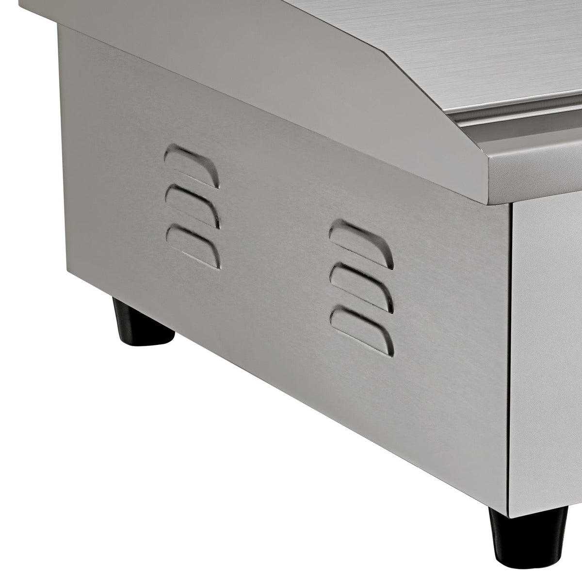 Commercial Electric Griddle with Adjustable Temp Control - Stainless Steel
