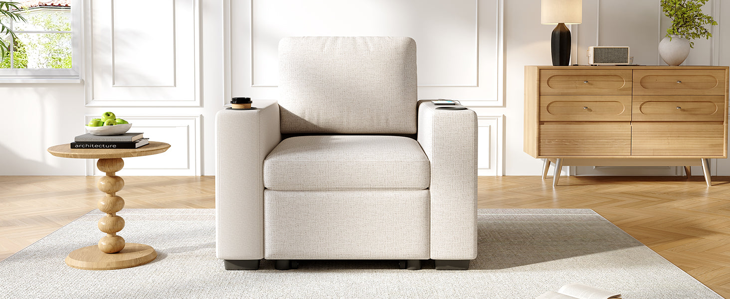 Modern Pull-Out Sofa Bed
