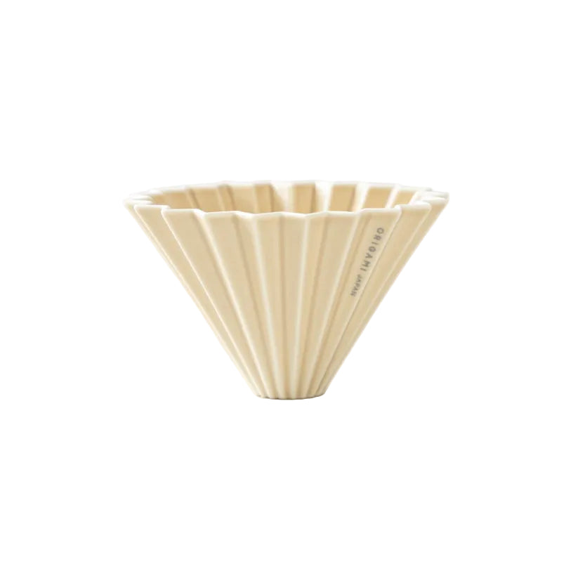 Origami - Pour Over Coffee Dripper - Porcelain - Matte Beige