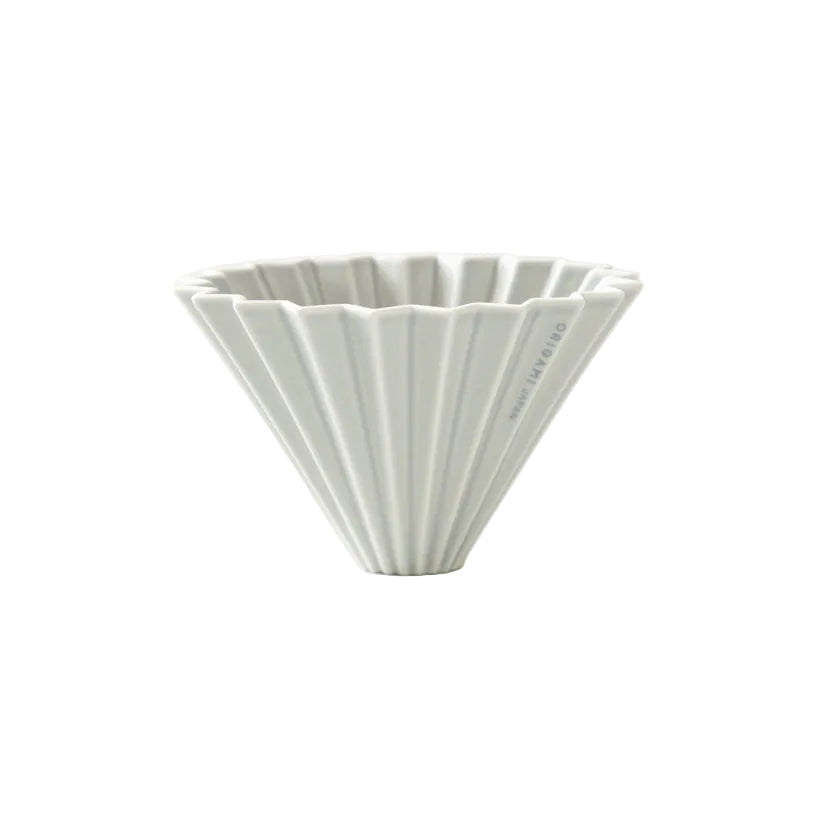 Origami - Pour Over Coffee Dripper - Porcelain - Matte Gray