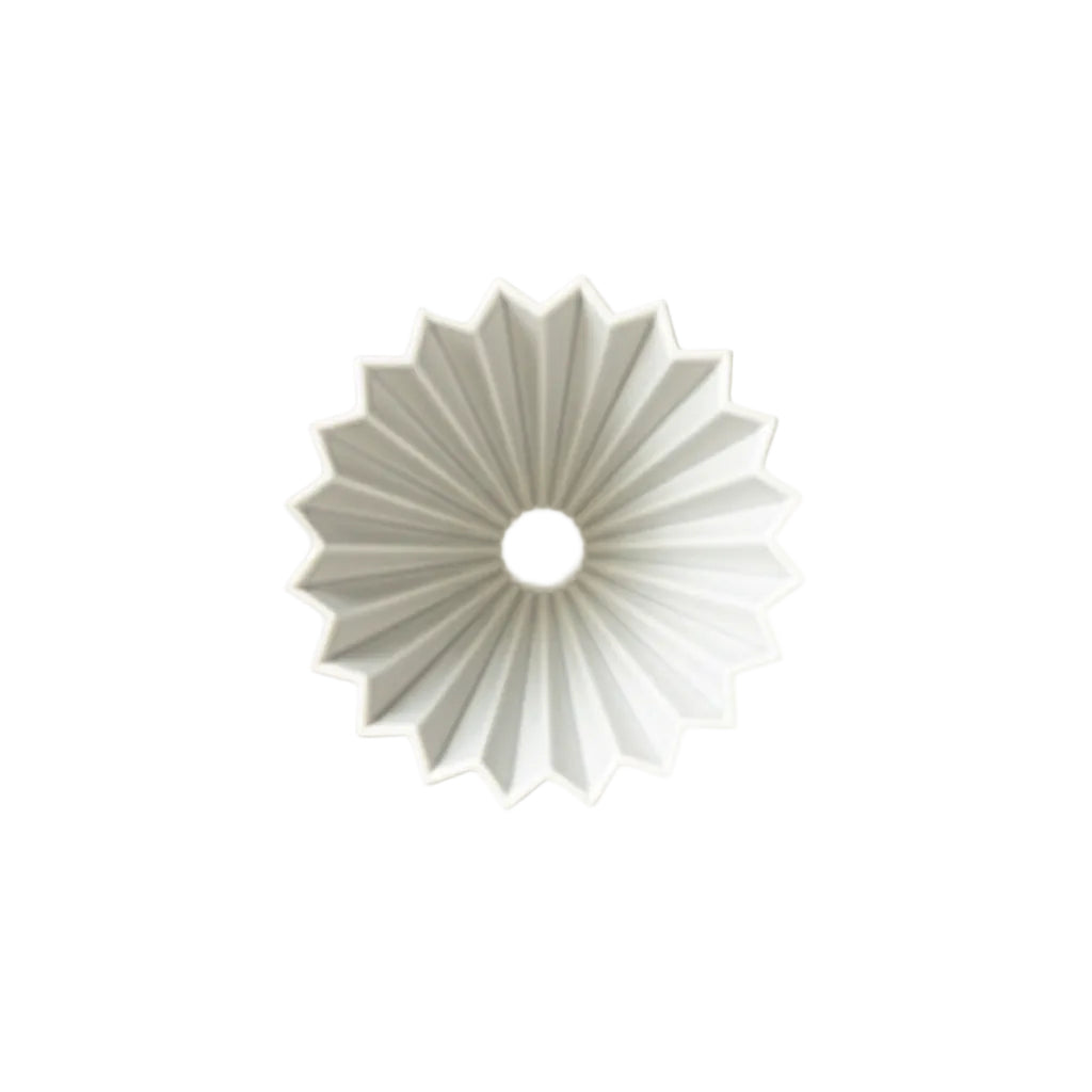 Origami - Pour Over Coffee Dripper - Porcelain - Matte Gray
