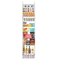 10-Tier Over The Door Pantry Organizer with Adjustable Storage - Carbon Steel