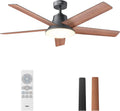 52 Inch Ceiling Fan With Dimmable LED Lights Remote
