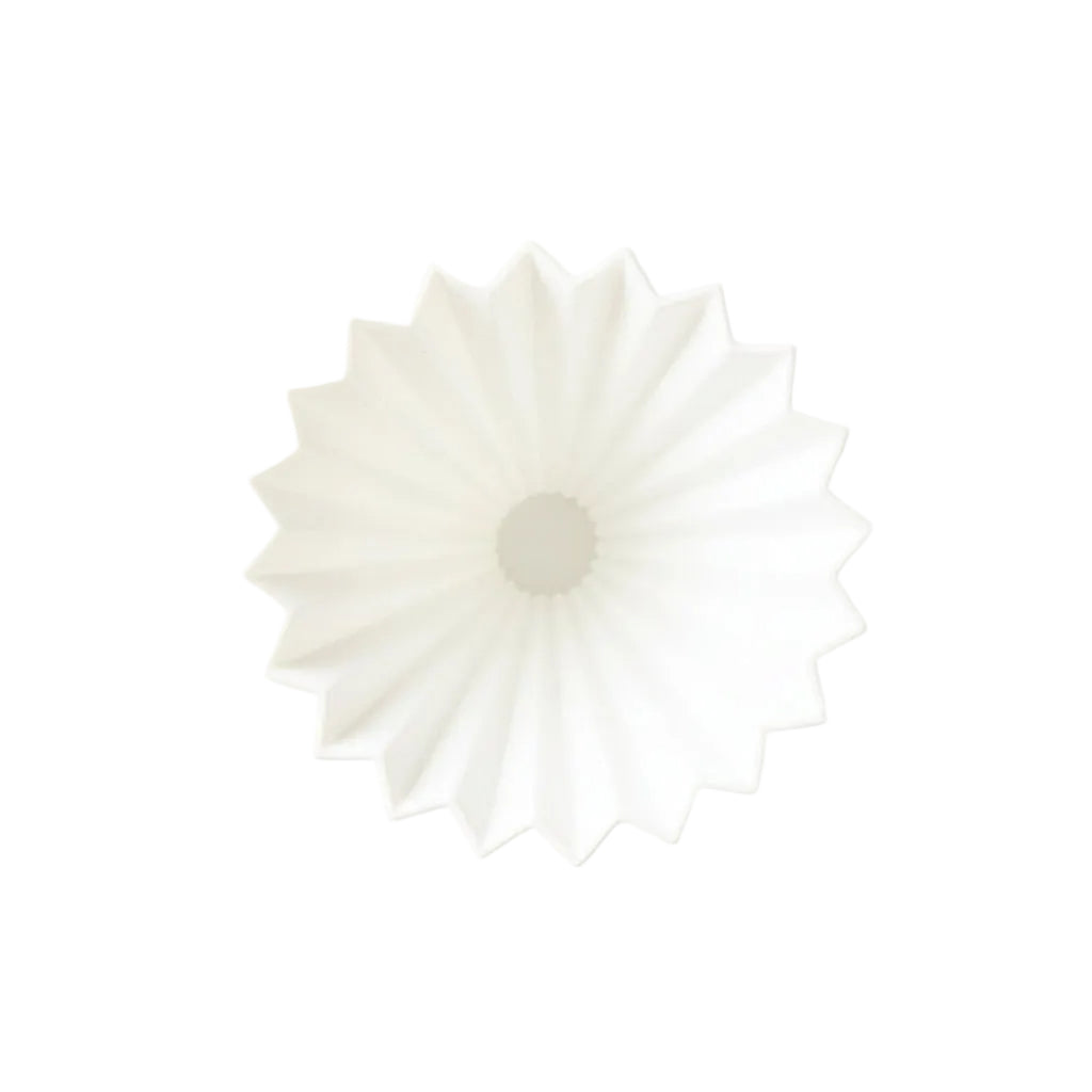 Origami - Pour Over Coffee Dripper - Porcelain - White