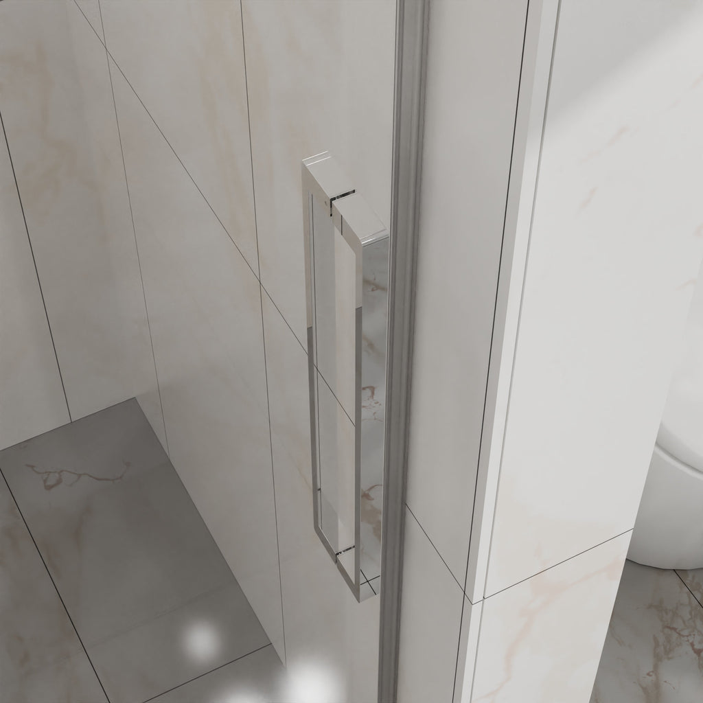 Goodyo Frameless Shower Door - 48" W x 72" H