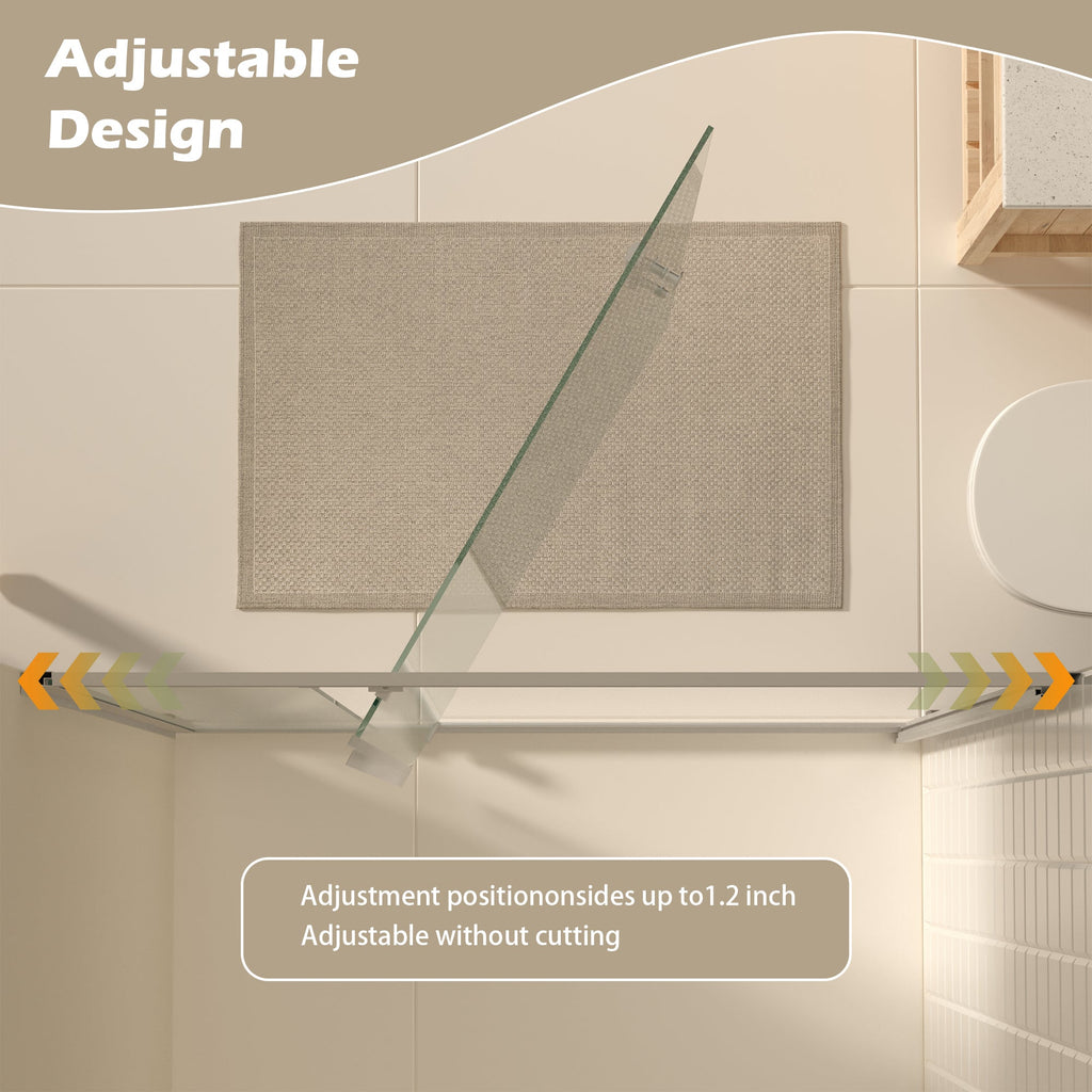 Pivot Shower Door - 47-49" W × 72" H