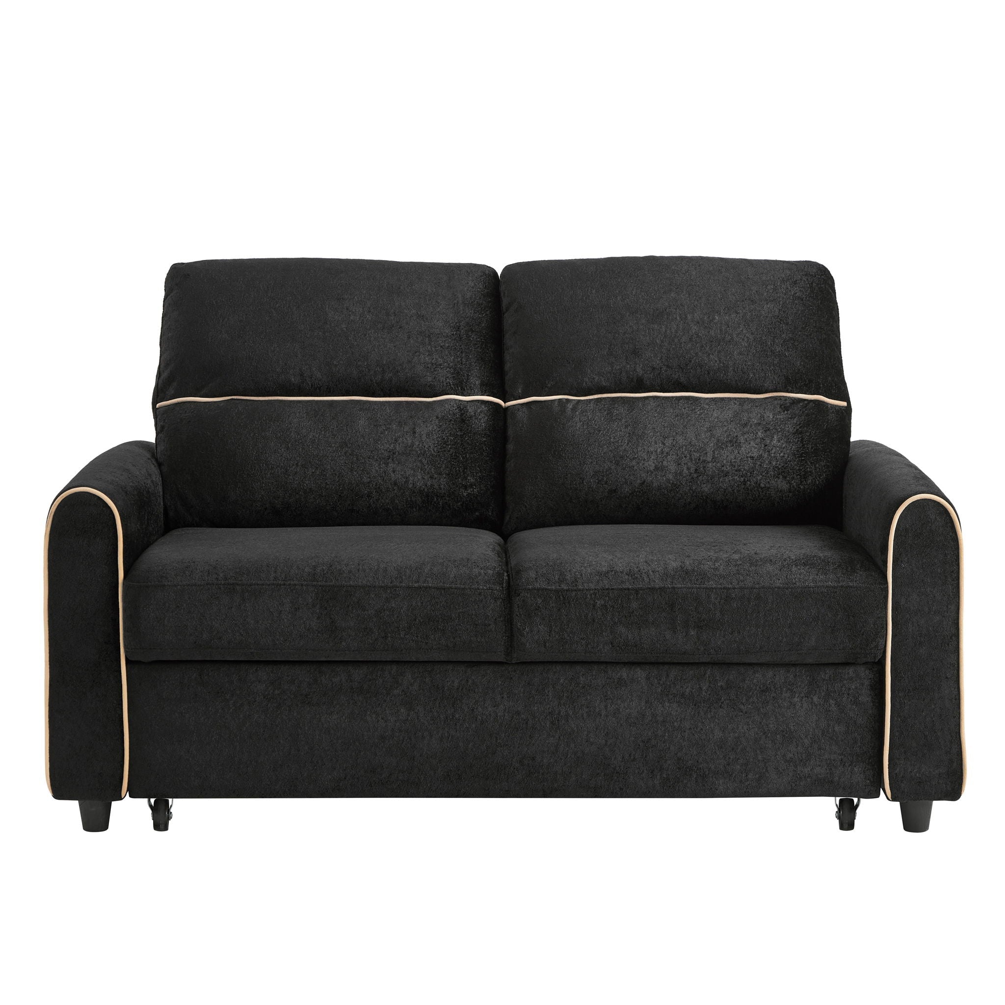 Pull Out Sofa Bed With Adjustable Backrest And USB Charging Ports
