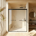 Tempered Glass Double Sliding Shower Door