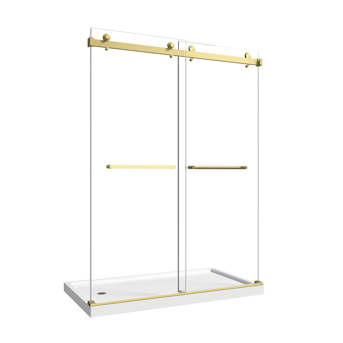 Frameless Shower Door 55"-60" W x 76" H