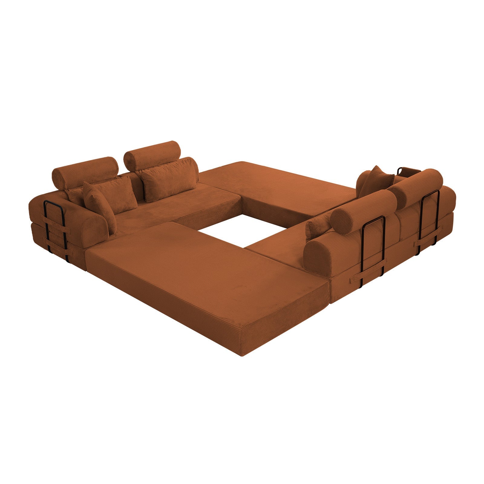 L Shape Modular Sectional Sofa - Compressed Sectional Sofa