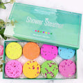 8 Piece Floral Aromatherapy Shower Tablets Set – Natural Spa Gift