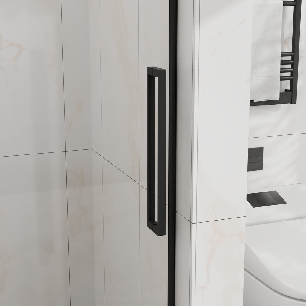 Goodyo 48" W x 72" H Sliding Shower Door