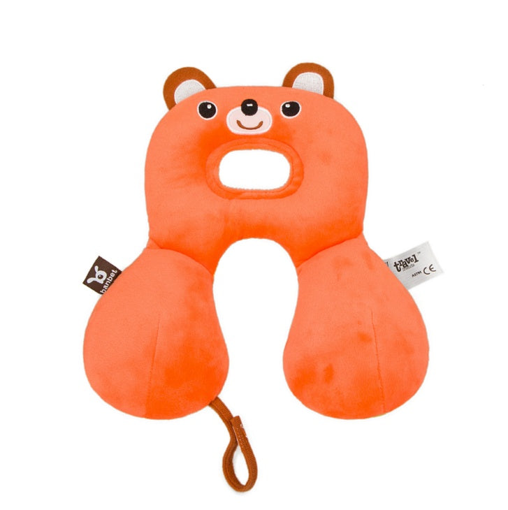 Baby Safety U-shaped Car Seat Pillow With Protective Cover