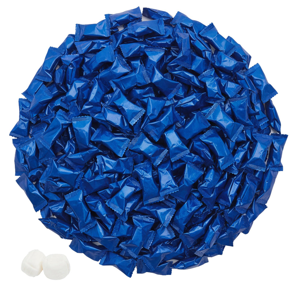 Royal Blue Buttermints – Individually Wrapped Butter Mints Bulk Candy (110ct / 220ct) for Weddings, Graduations & Party Favors