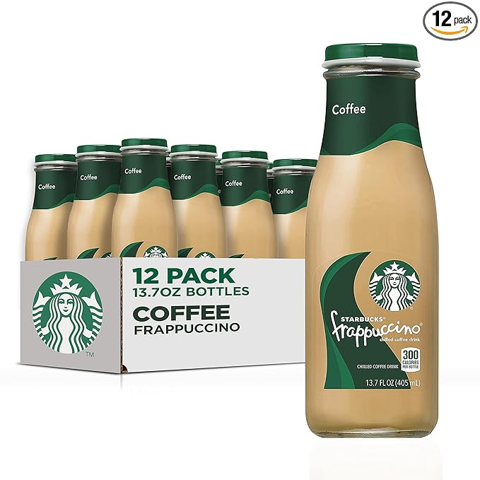 Starbucks Frappuccino Coffee Drink, Coffee, 13.7 fl oz Bottles (12 Pack)