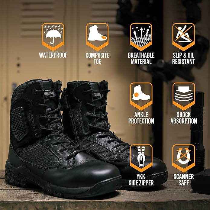 STRIKE FORCE 8" Boot SZ WP CT