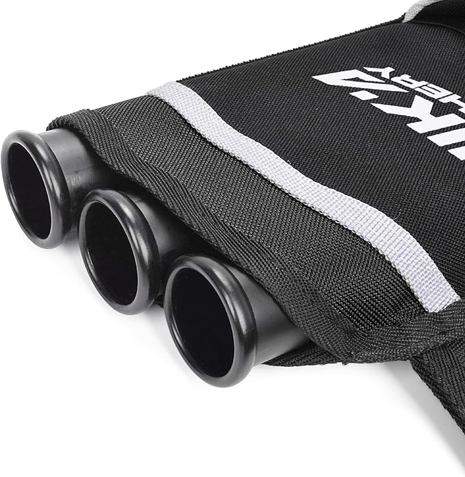 Archery Arrow Quiver Holder, 3-Tubes Hip Quiver Arrow Bag with Adjustable Belt for Youth & Adults Arrows Hunting Target Practicing