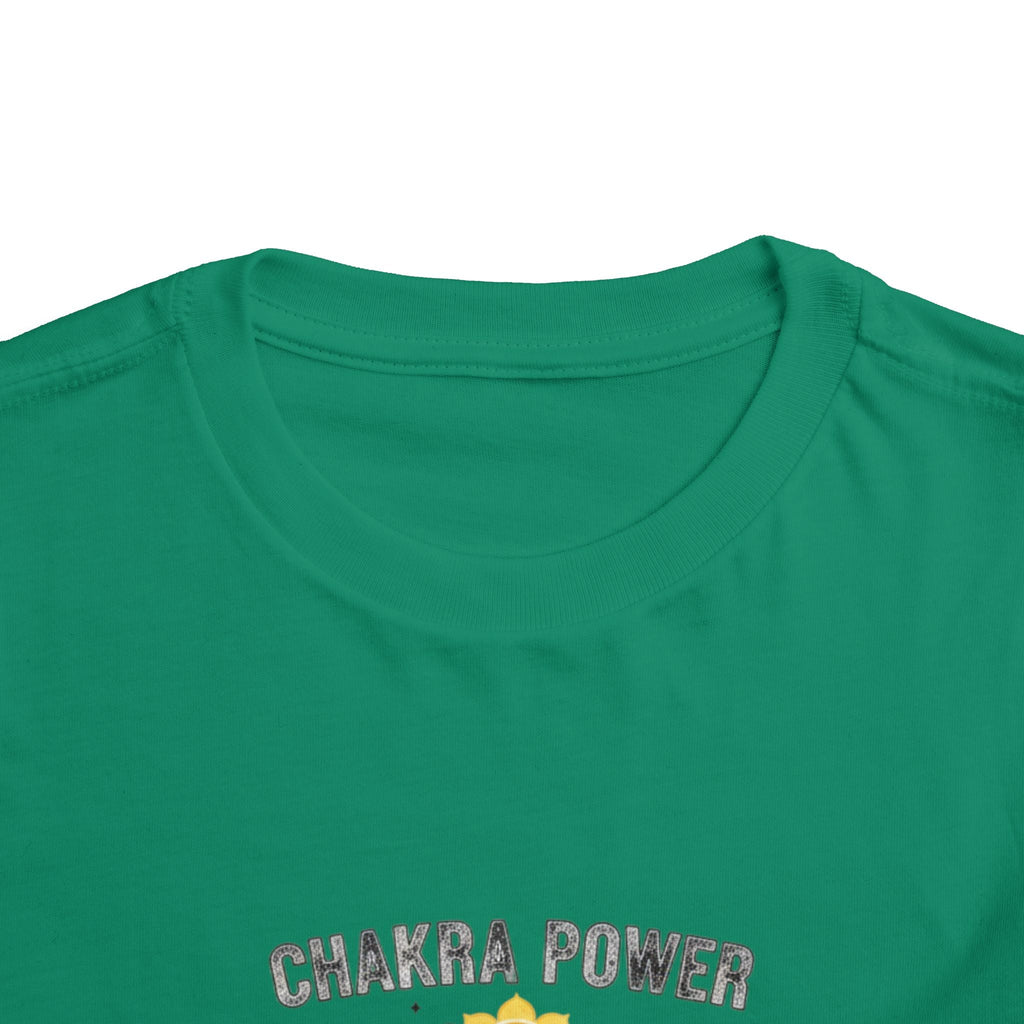 Chakra Power Toddler Tee — Colorful Kids Chakra Energy Shirt