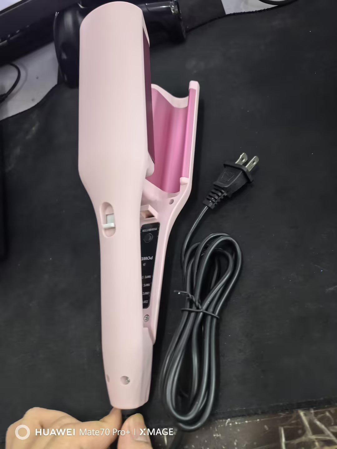Hair Curling Iron 32mm Deep Wave Hair Curler 4 Temperature Adjustable Fast Heating Crimping Iron Styler Wand For All Hair Style