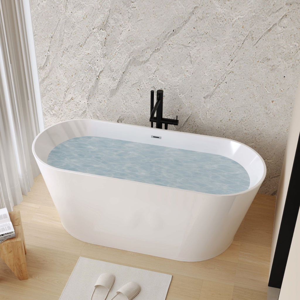 59" Acrylic Freestanding Bathtub