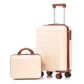 14"/20" 2-Piece ABS Spinner Wheel Luggage Set