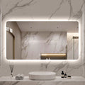 48"x24" LED Bathroom Mirror with One-Touch Demist Function