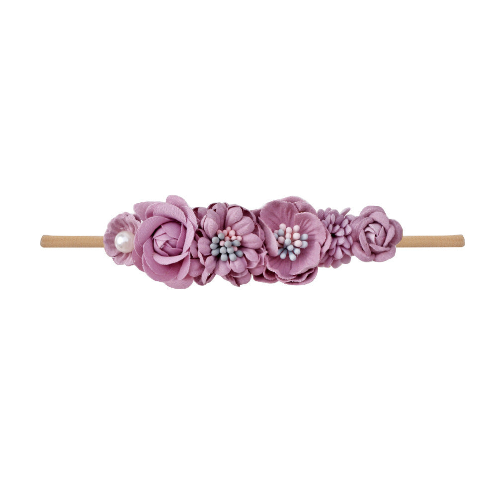 Cute Baby Full Moon Hair Band