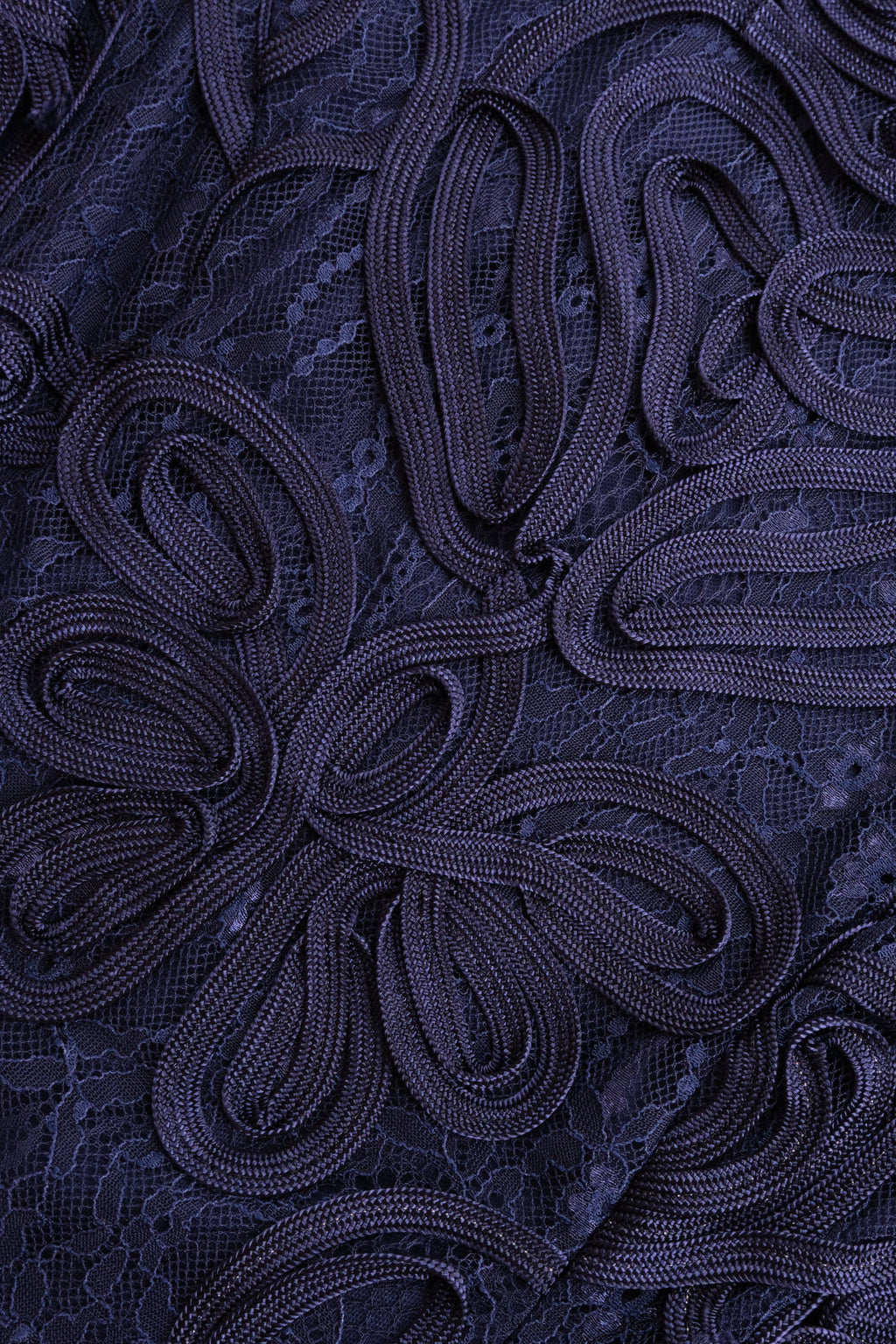Meli Soutache Tea Length Dress