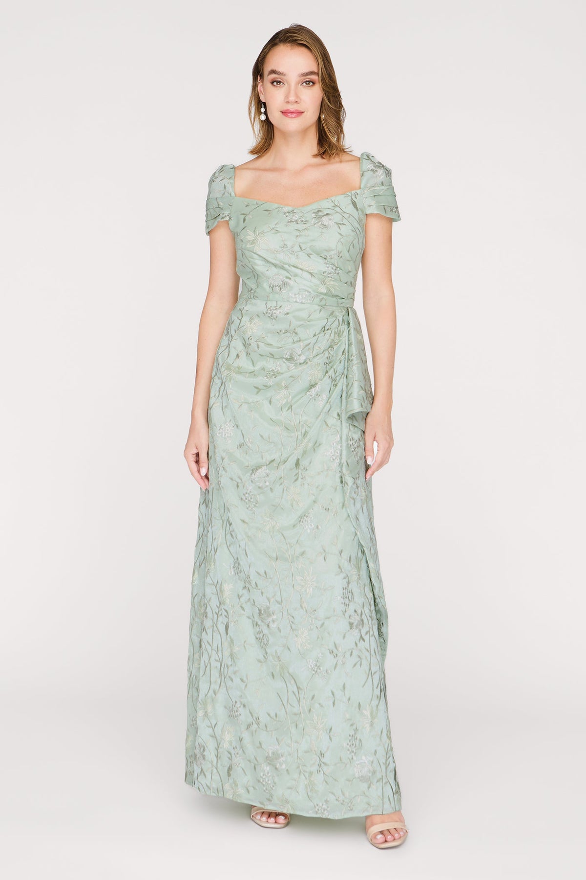Blossom Cascade Detail Gown