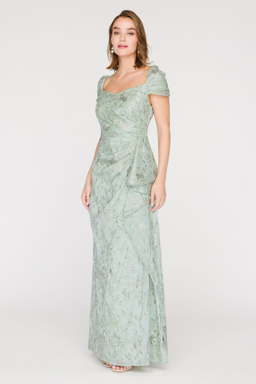 Blossom Cascade Detail Gown