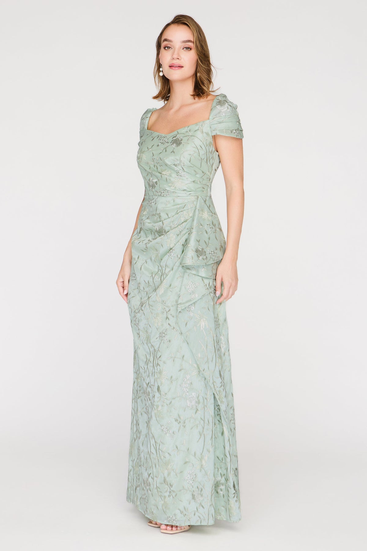 Blossom Cascade Detail Gown
