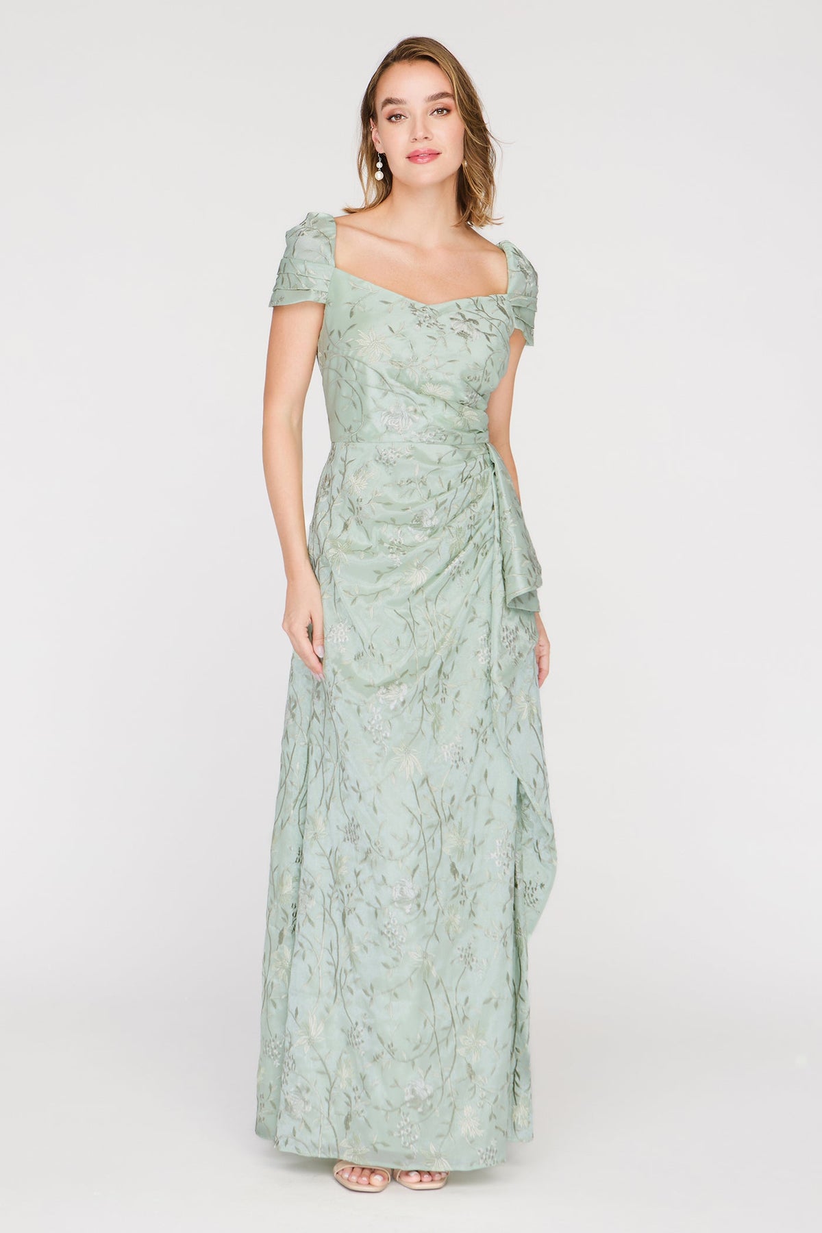 Blossom Cascade Detail Gown