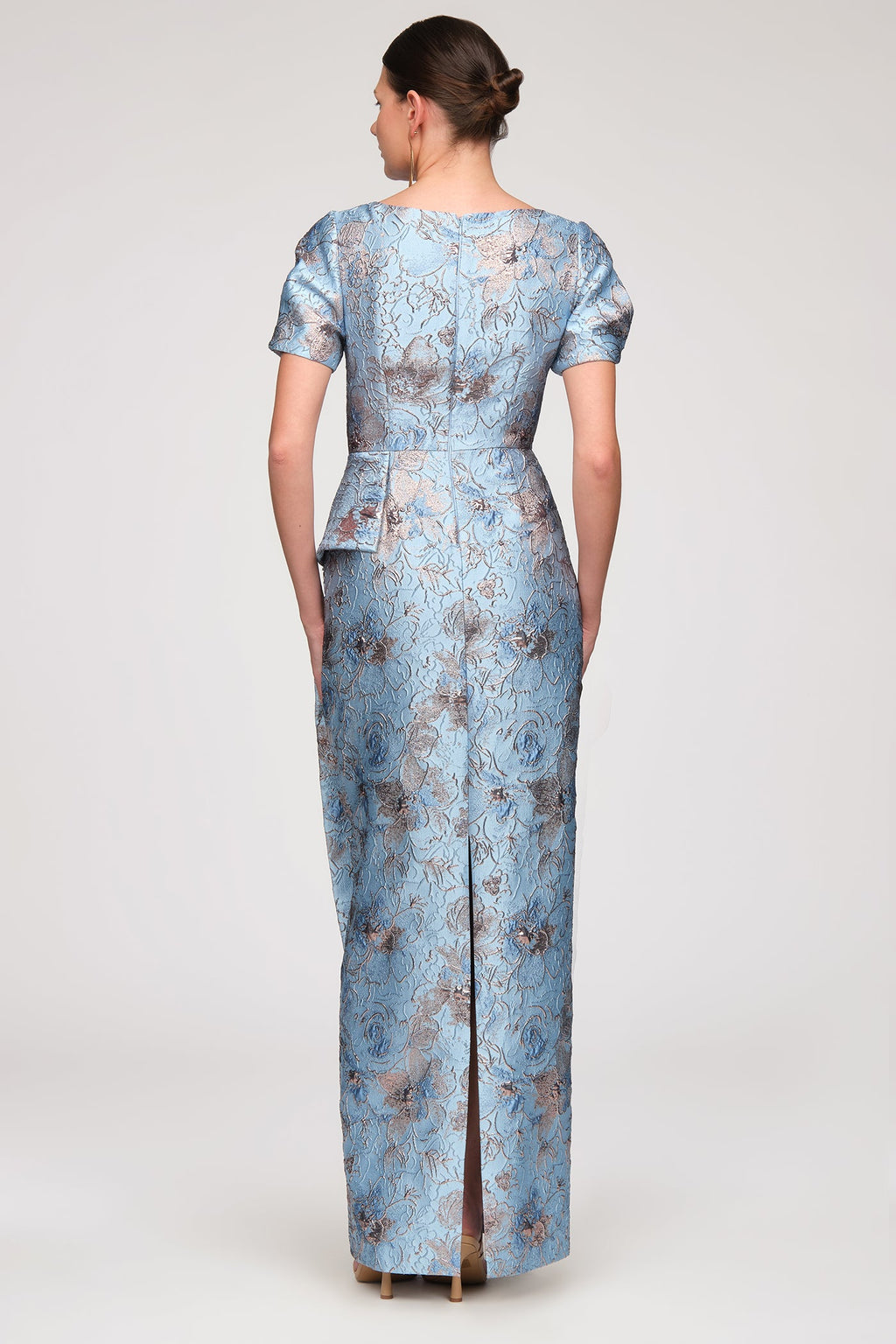 Daria Cascade Column Gown