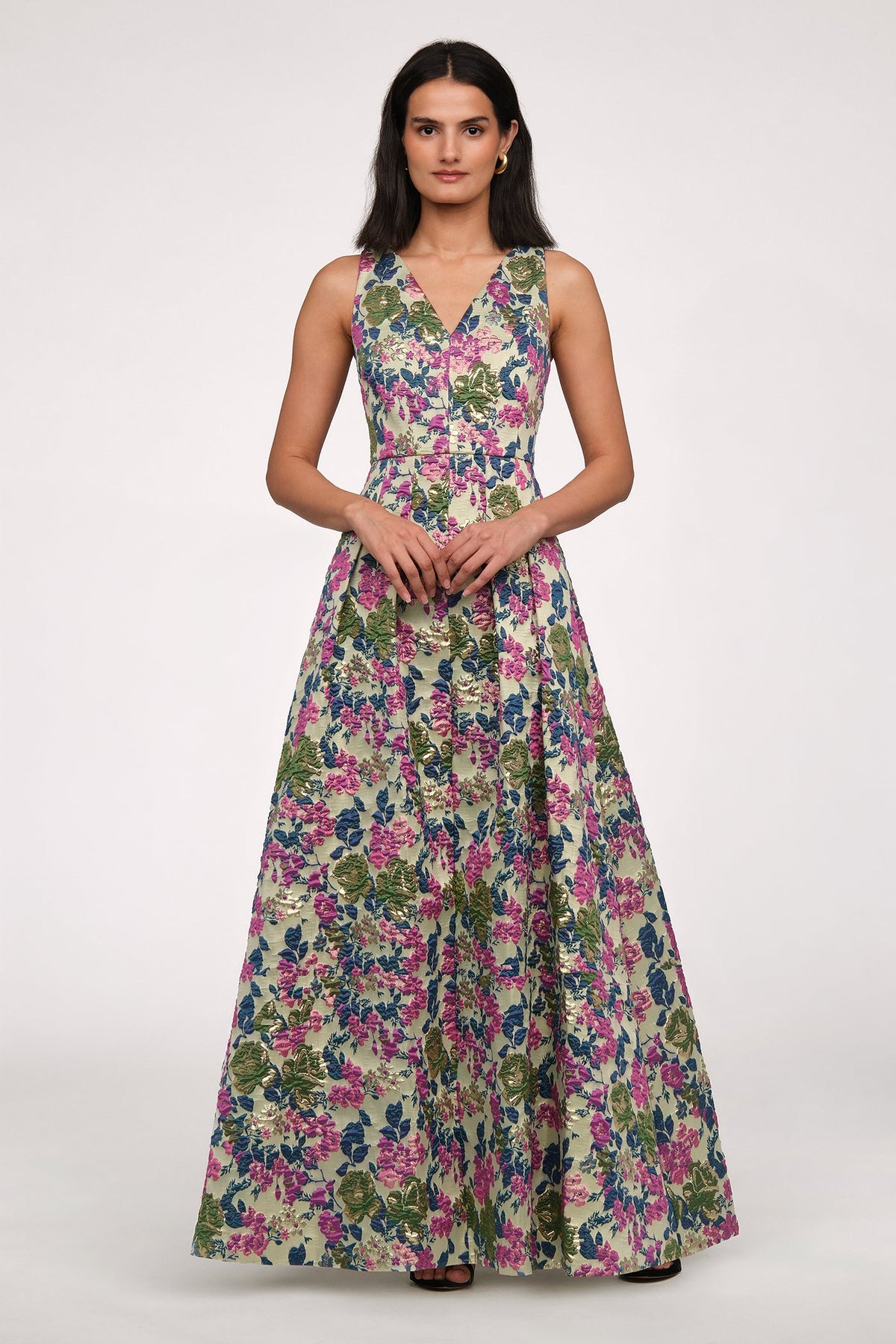 Madge V Neckline Gown
