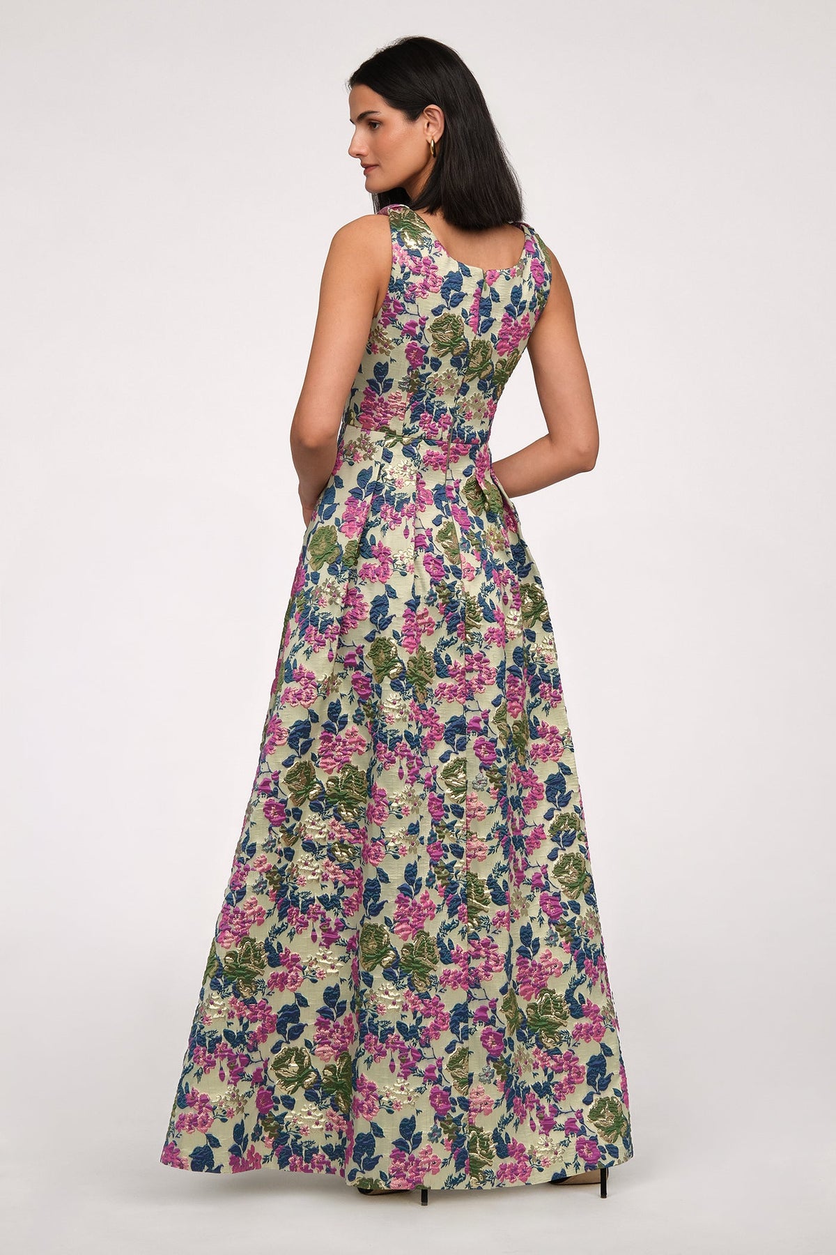 Madge V Neckline Gown