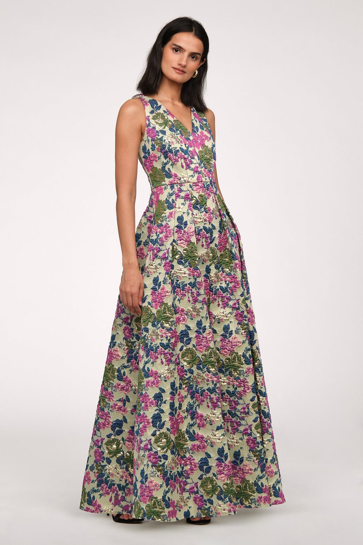 Madge V Neckline Gown